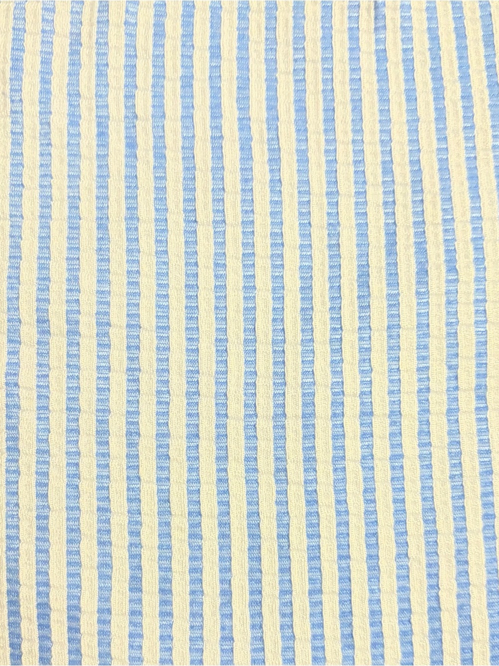 Light Blue/White Striped Lounge Shorts - Size Small - No Brand - Picture 3 of 6